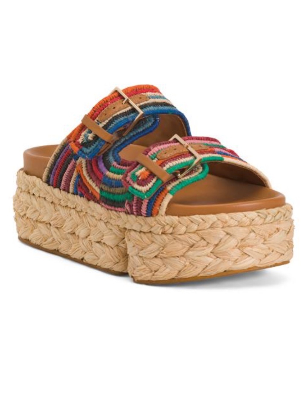 CLERGERIE PARIS braided double band sandals